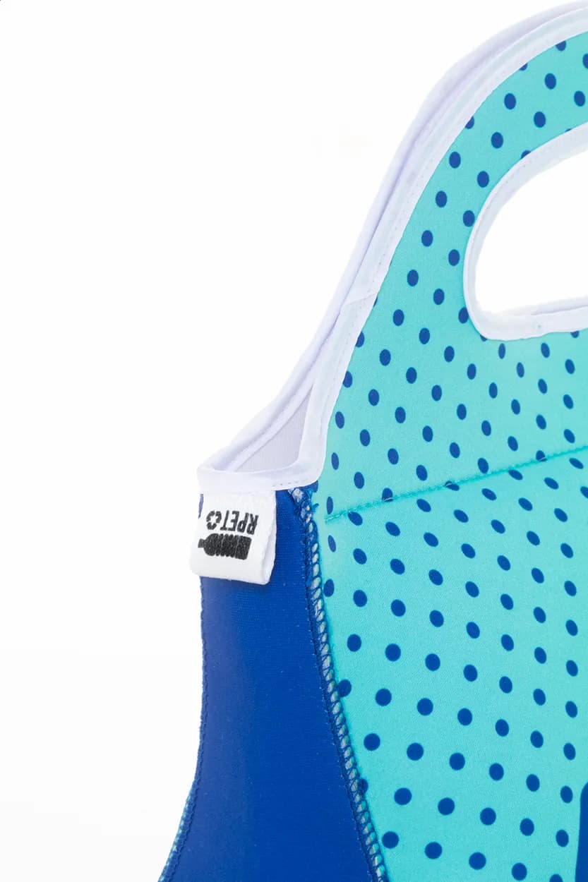 Individuelle RPET Lunchbeutel - BentoBag - weiß