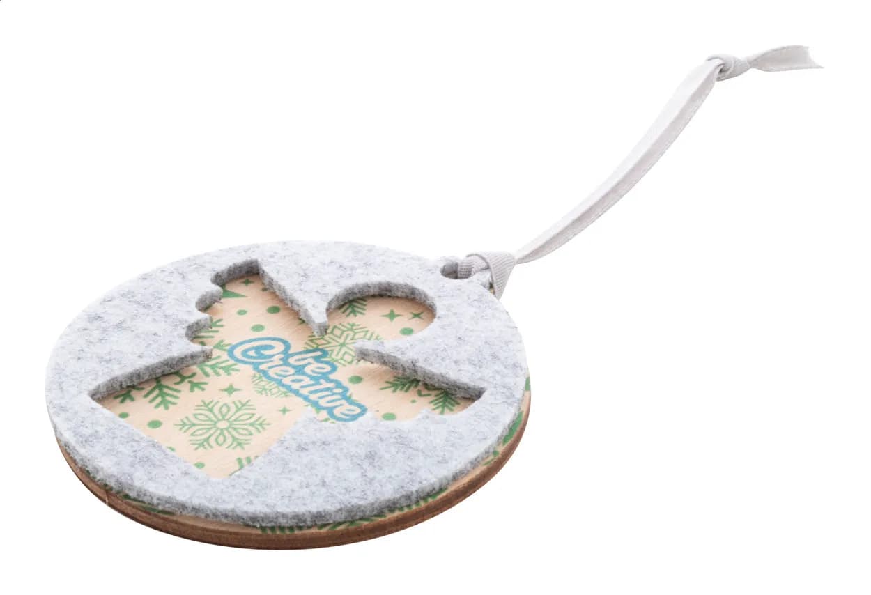 Weihnachtsbaumanhänger, Weihnachtsbaum - CreaFelt Tree - grau (-B)