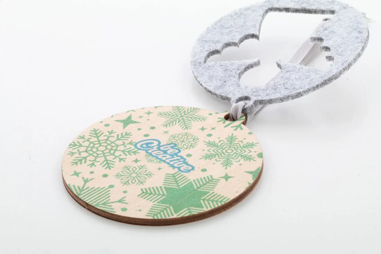 Weihnachtsbaumanhänger, Weihnachtsbaum - CreaFelt Tree - grau (-B)