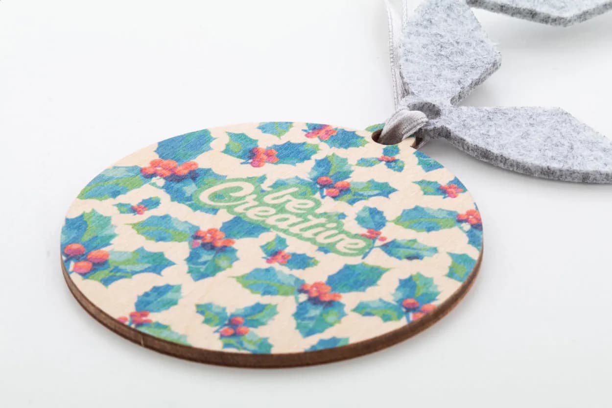 Weihnachtsbaumanhänger, Weihnachtsbaum - CreaFelt Tree - grau (-C)