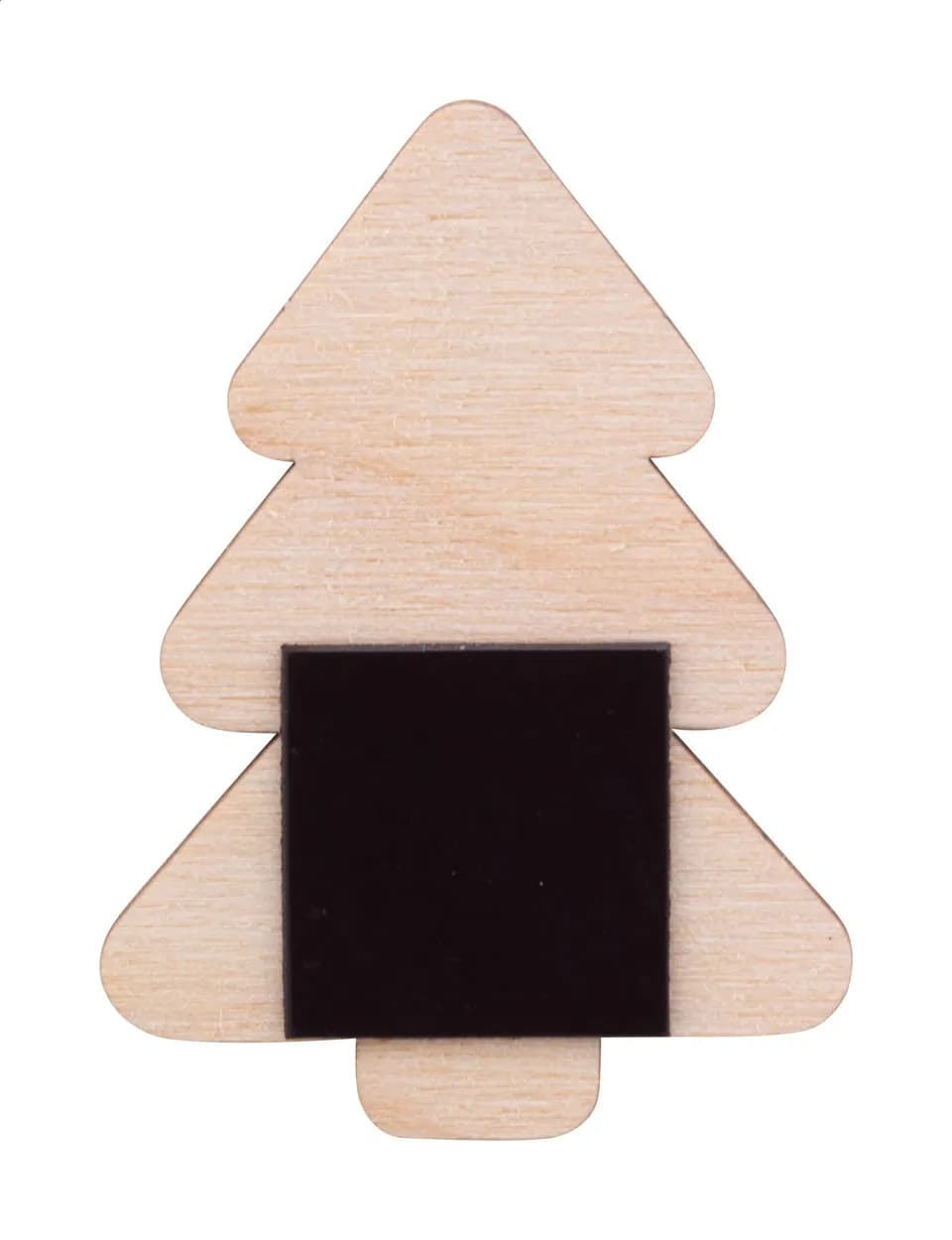 Individueller Weihnachts-Kühlschrankmagnet, Weihnachtsbaum - Woofri Xmas - natur (-A)