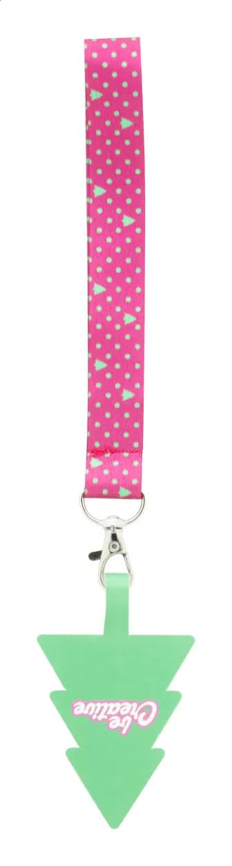 Individuelles Handyhalter-Handgelenklanyard - SuboFob Mobile Xmas - weiß