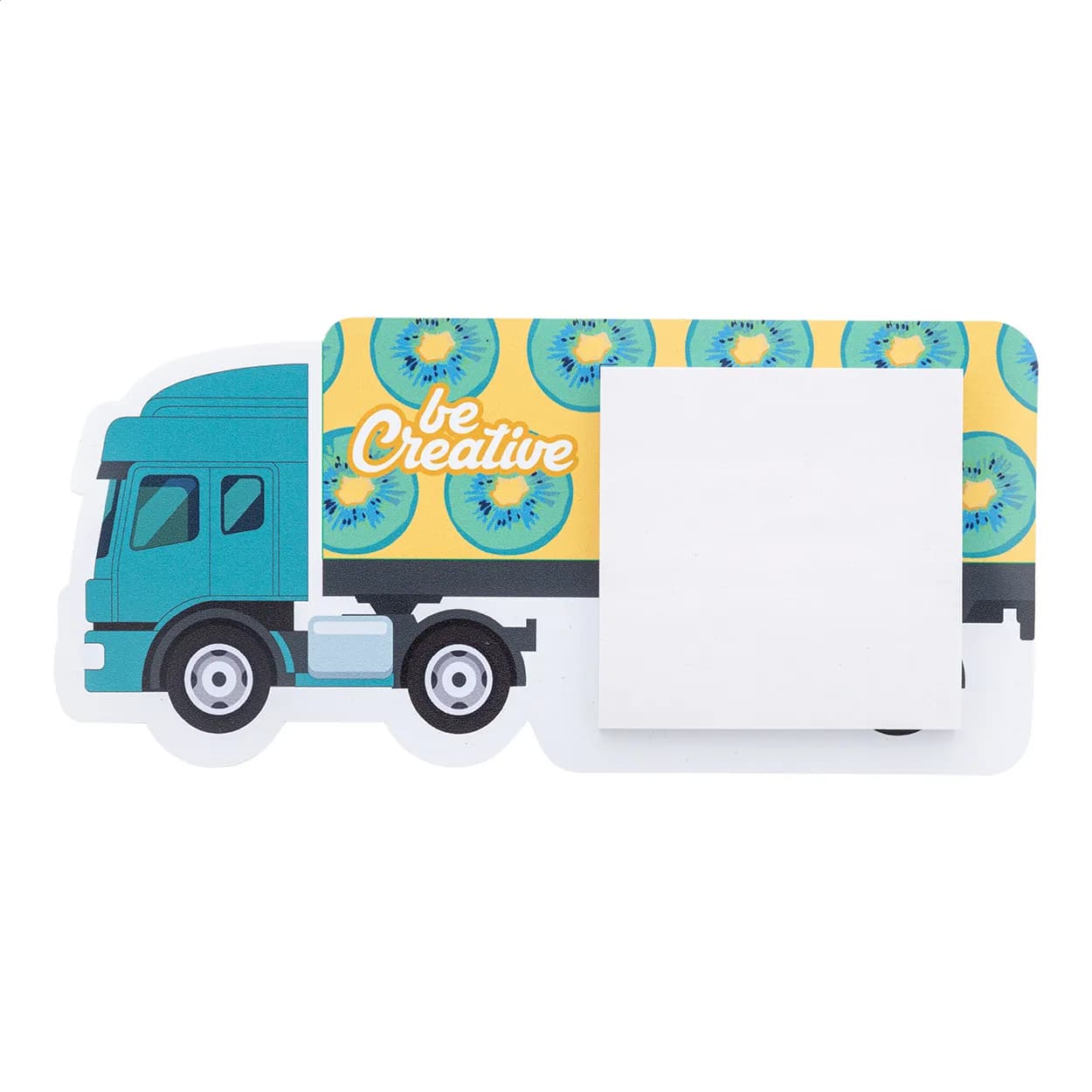 Individueller Kühlschrankmagnet - CreaStick Fridge Cargo - weiß