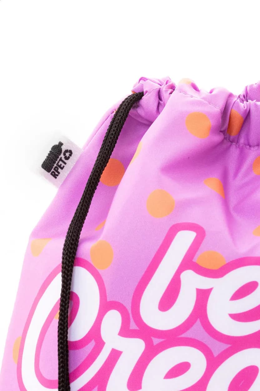 Individuell bedruckbare Kühl-Kordelzugtasche für Kinder - CreaCool Draw Kids - schwarz (-10)