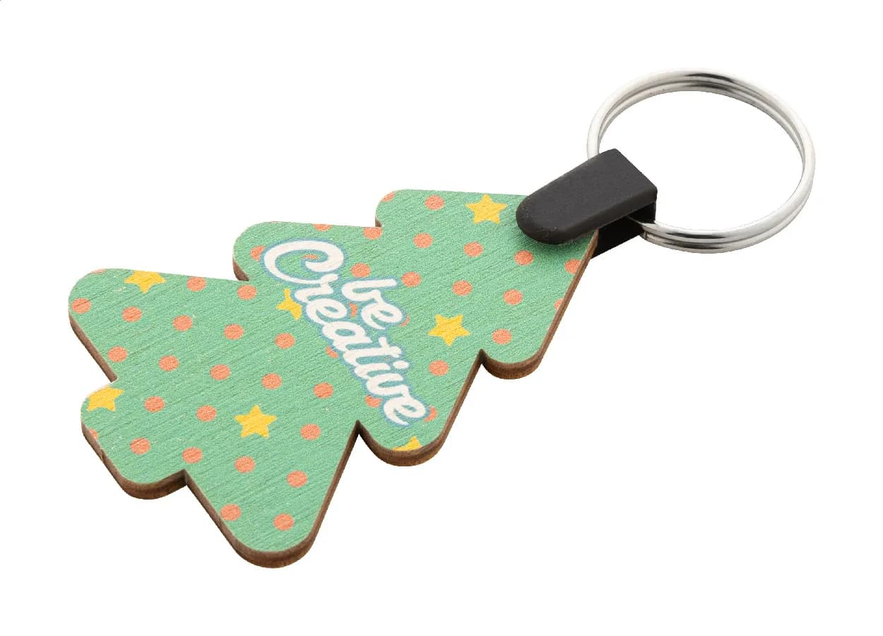 Schlüsselanhänger Weihnachten, Weihnachtsbaum - Fjerny Creative - natur (-A)