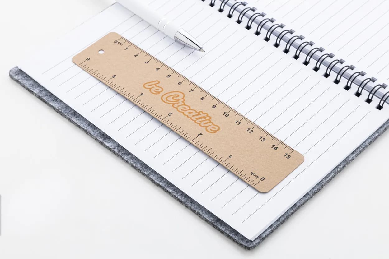 Individuelles Lineal aus Papier - Samler Eco - natur