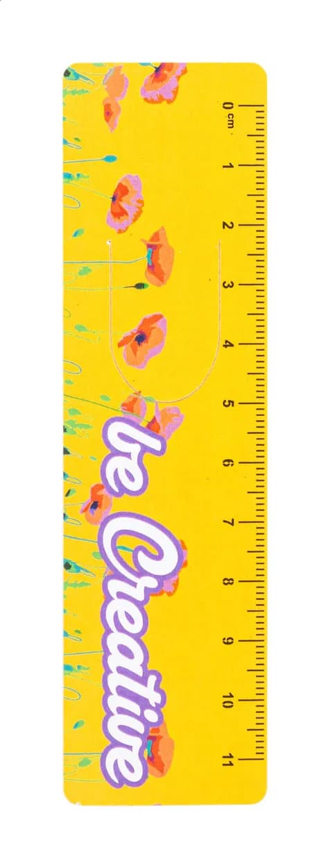 Individuelles Lesezeichen aus Papier - Bamler - weiß