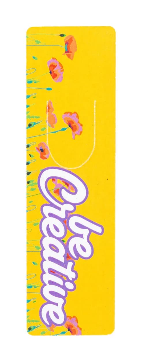 Individuelles Lesezeichen aus Papier - Bamler - weiß