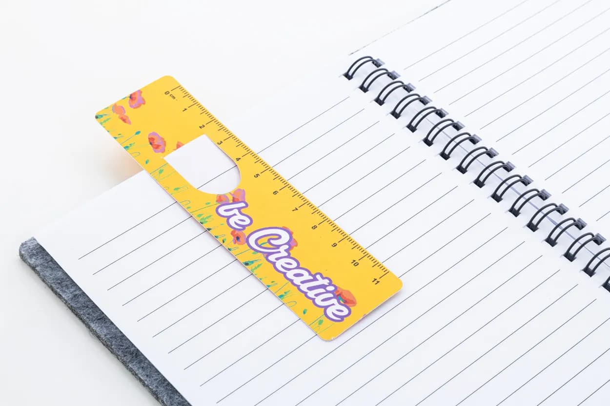 Individuelles Lesezeichen aus Papier - Bamler - weiß