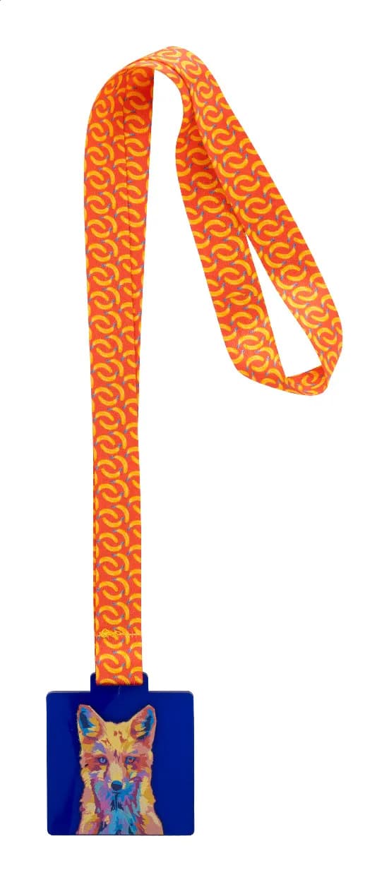 Individuelle Medaille - Subdal Colour Square - blau/transparent (-06T)