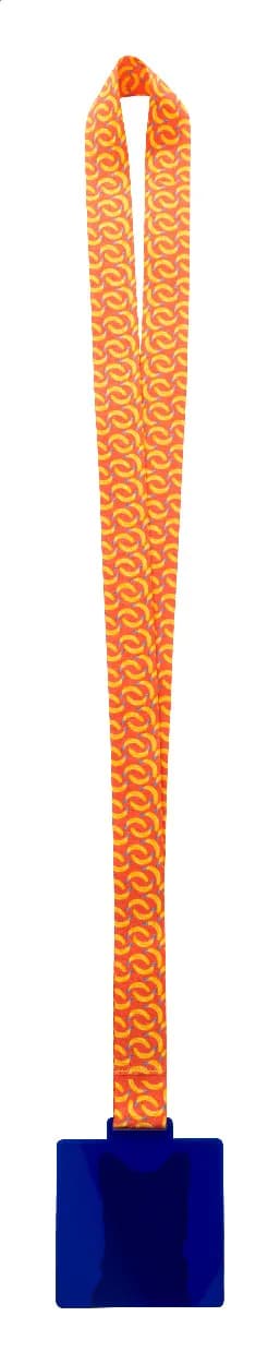 Individuelle Medaille - Subdal Colour Square - blau/transparent (-06T)