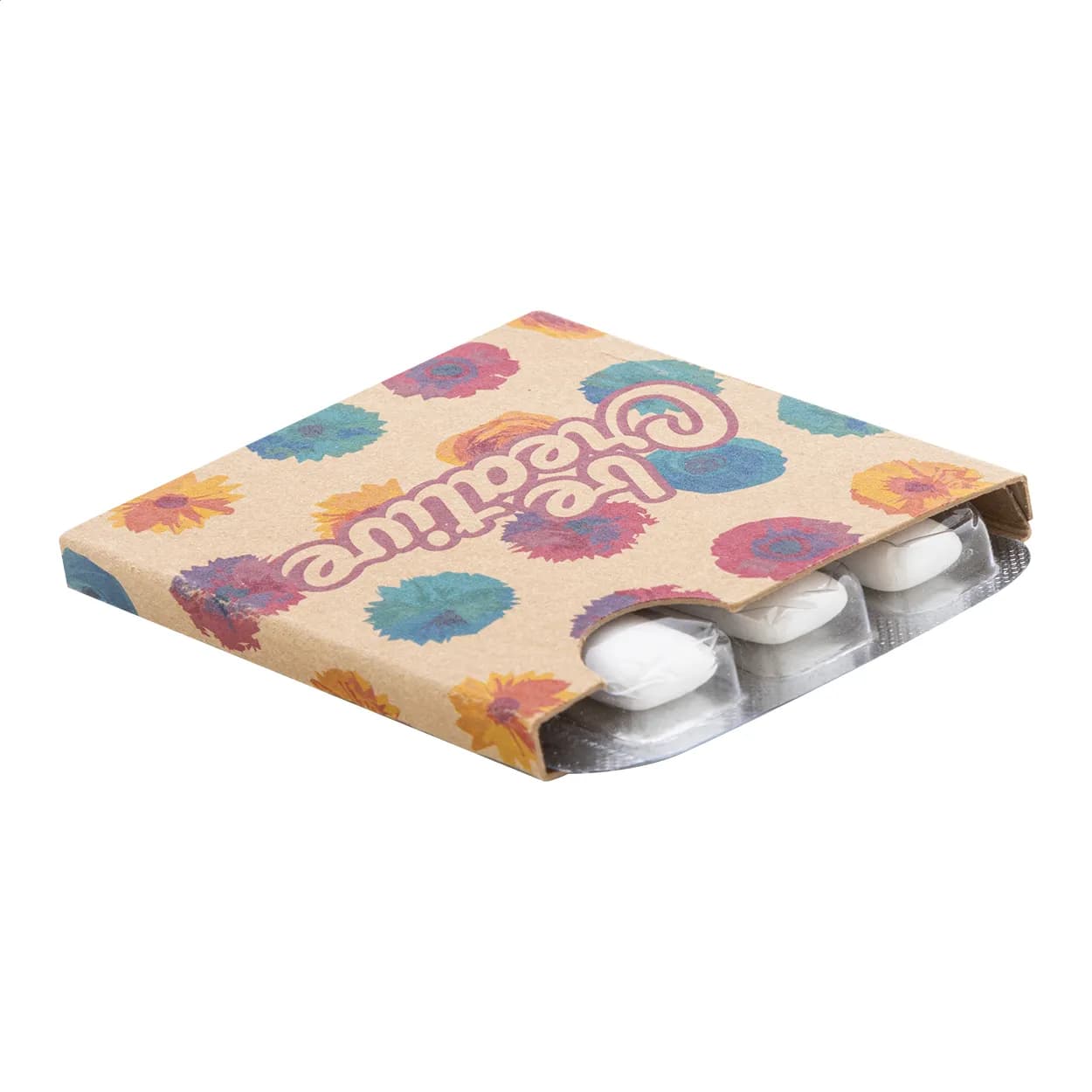 Individuell bedruckbarer Kaugummiblister - CreaChew 6 Eco - natur