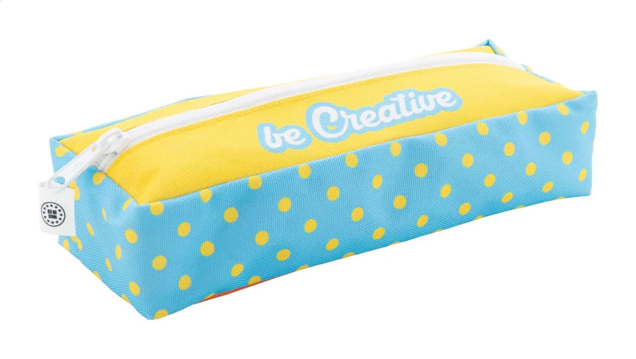 Individuelle RPET Stiftetasche - Bloppy - weiß (-01)