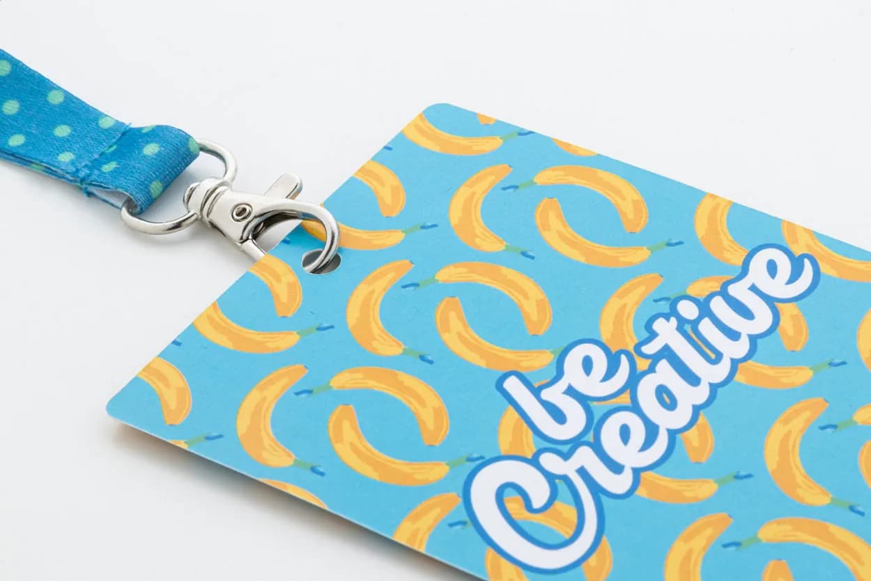 Individuelles Papier-Event-Badge - Entry - weiß