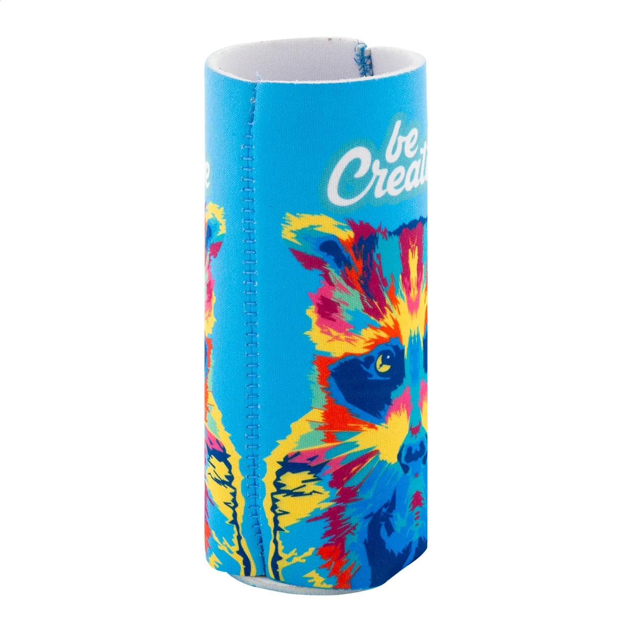 RPET Dosenkühler - PrintCan Slim - weiß