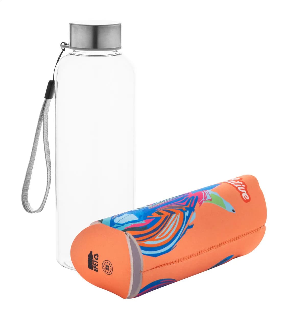 RPET Flasche - Pemba Creative - weiß (-01)