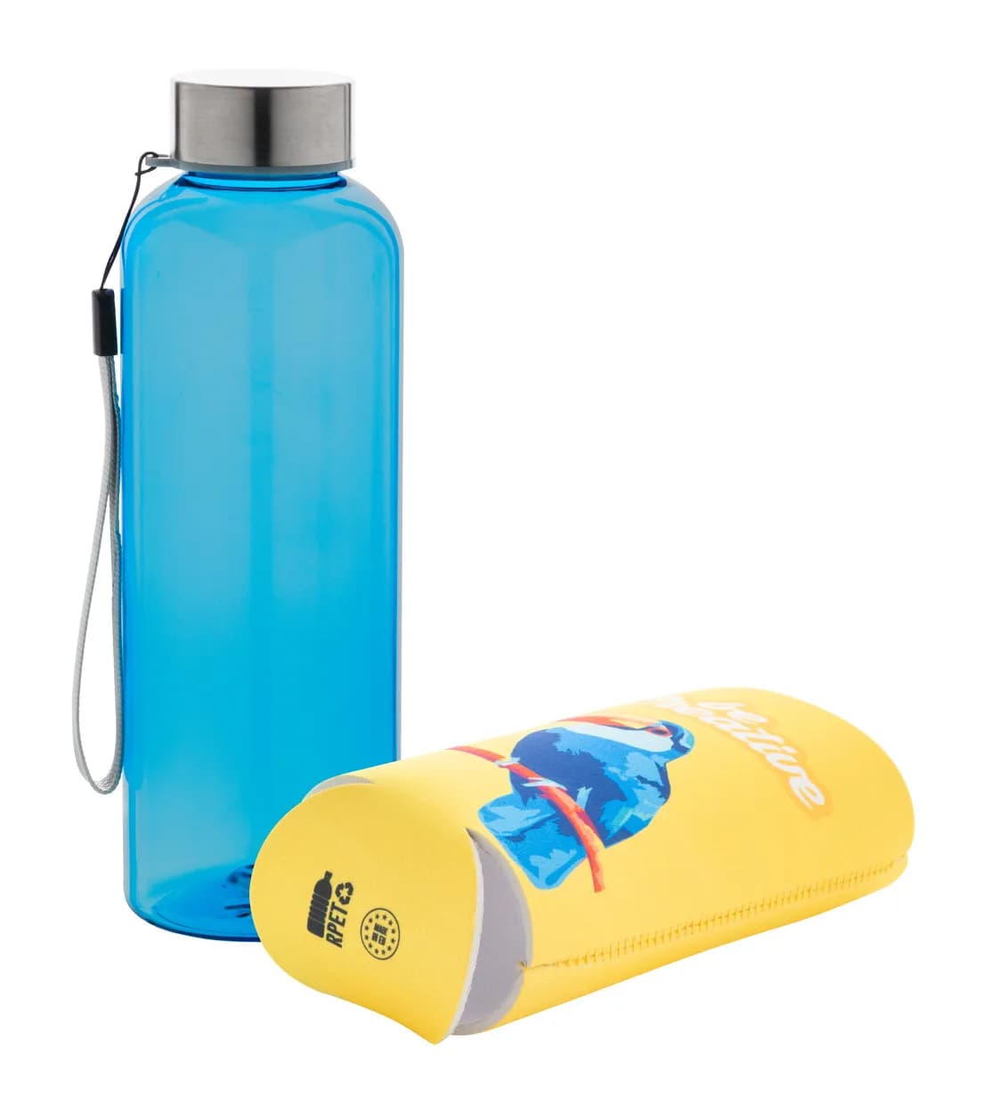 RPET Flasche - Pemba Creative - hellblau (-06V)