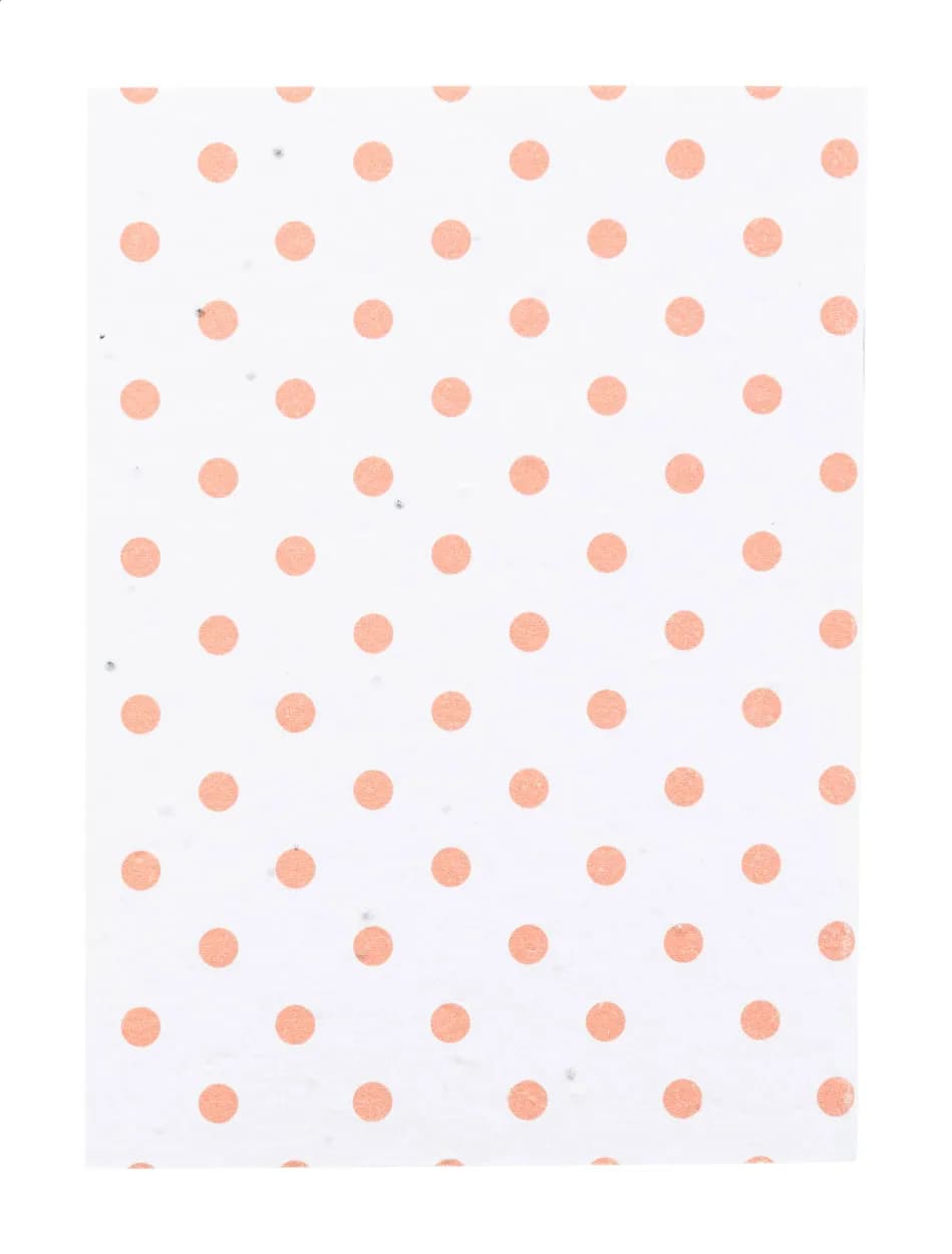 individuelles Saatpapier-Notizbuch - CreaNote A6 Seed - weiß