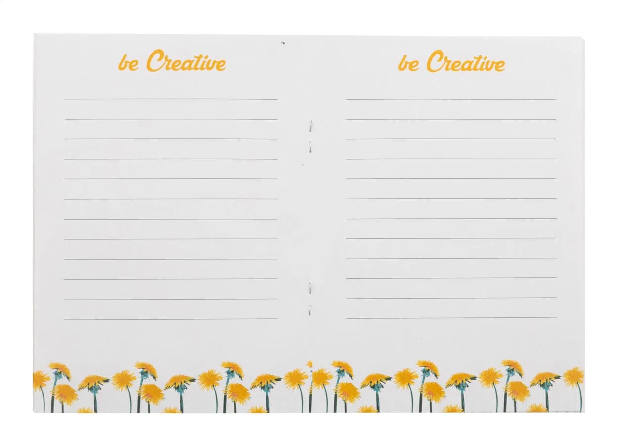 individuelles Saatpapier-Notizbuch - CreaNote Plus A6 Seed - weiß