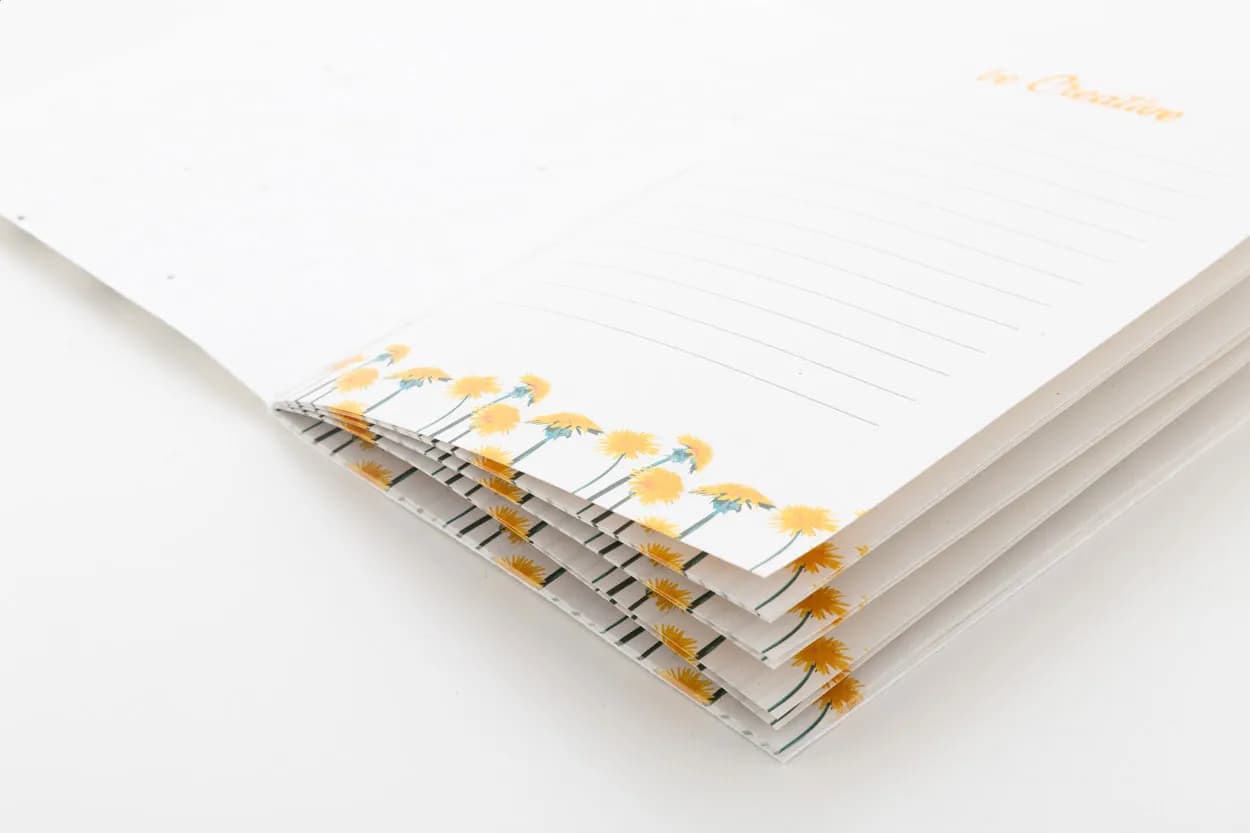 individuelles Saatpapier-Notizbuch - CreaNote Plus A6 Seed - weiß