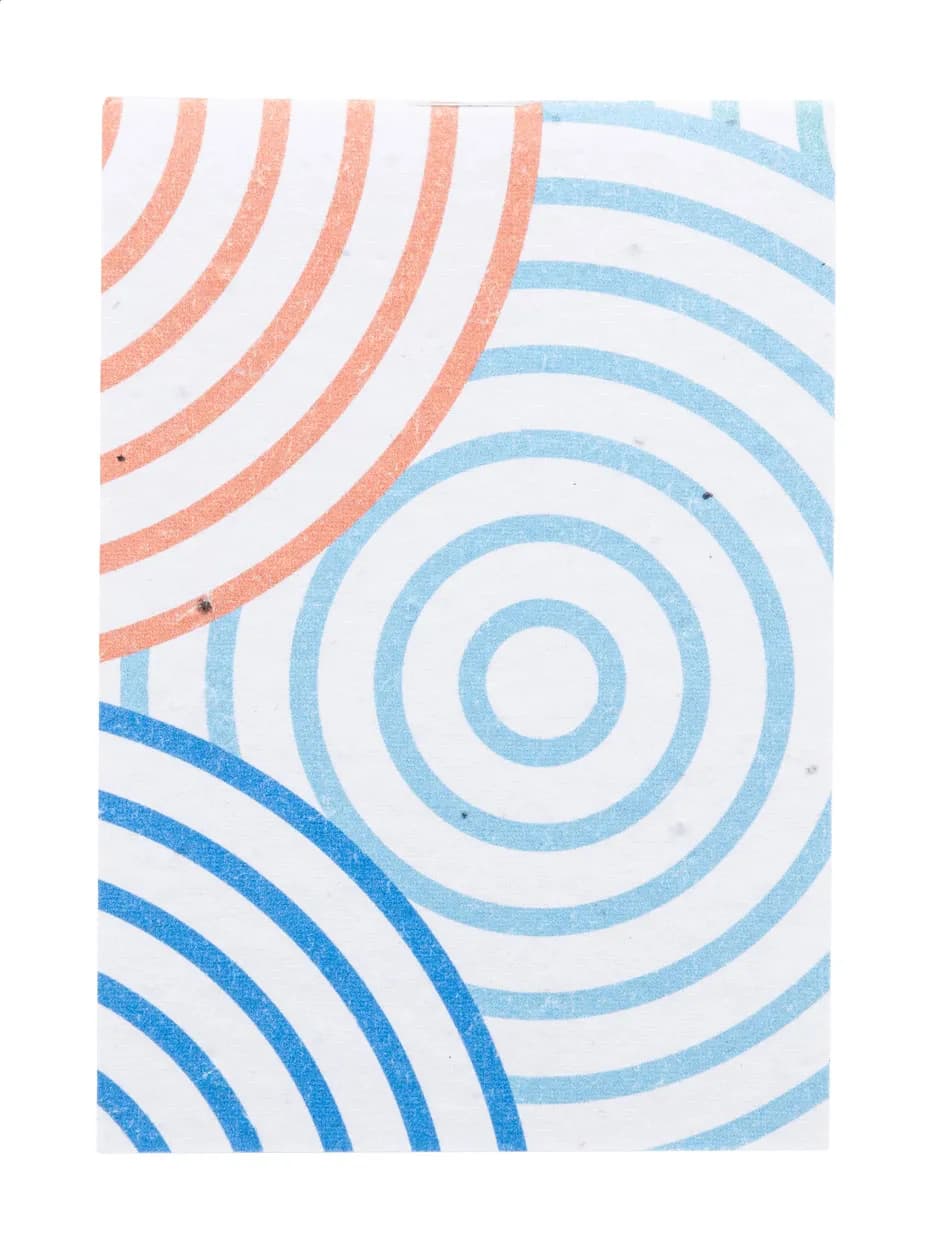 individuelles Saatpapier-Notizbuch - CreaNote Mini Seed - weiß