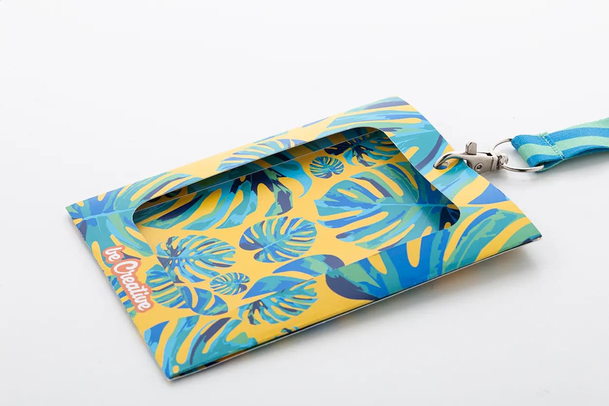 Indiviueller Ausweishalter - BadgeHold - weiß (-A)