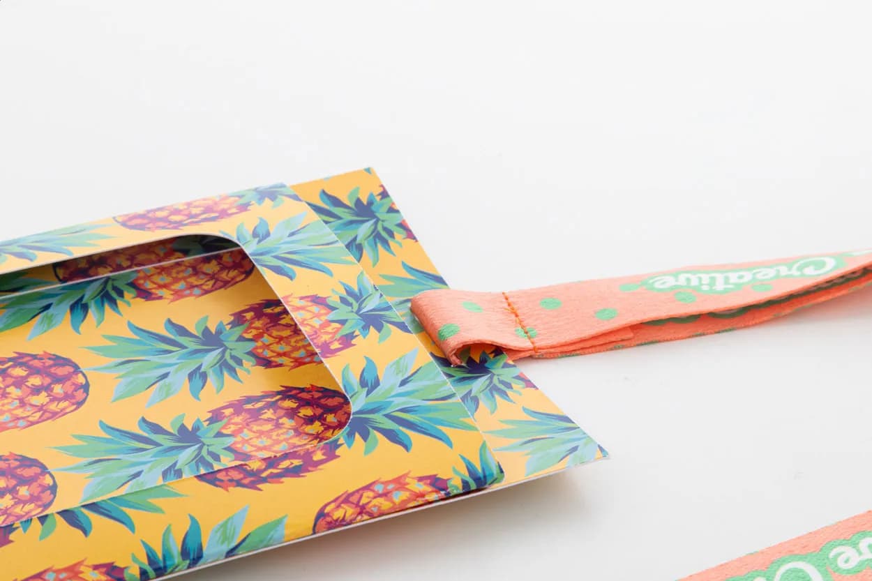 Individuelles Sublimationslanyard - Subyard Badge - weiß