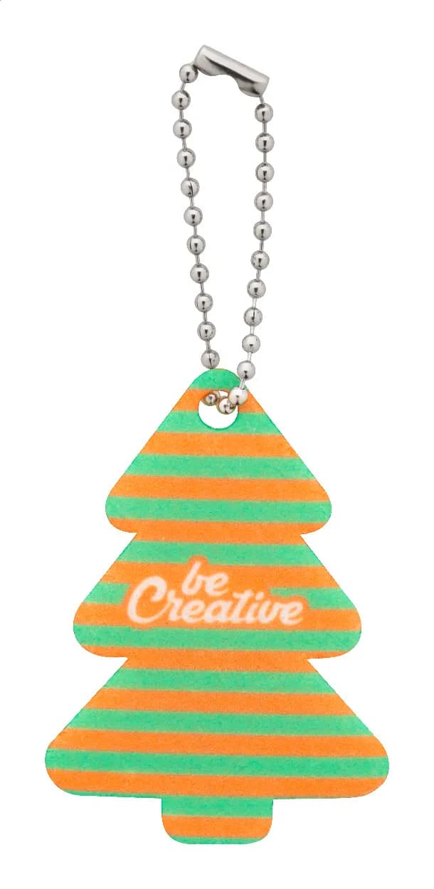 Schlüsselanhänger Weihnachten, Stern - CreaFelt Key Xmas - weiß (-B)