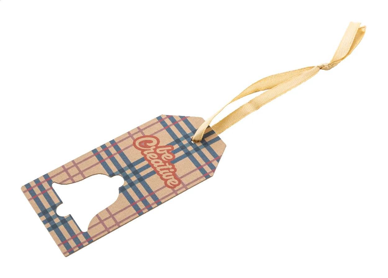 Geschenkanhänger, Stern - PrinTag Plus Eco - weiß (-C)