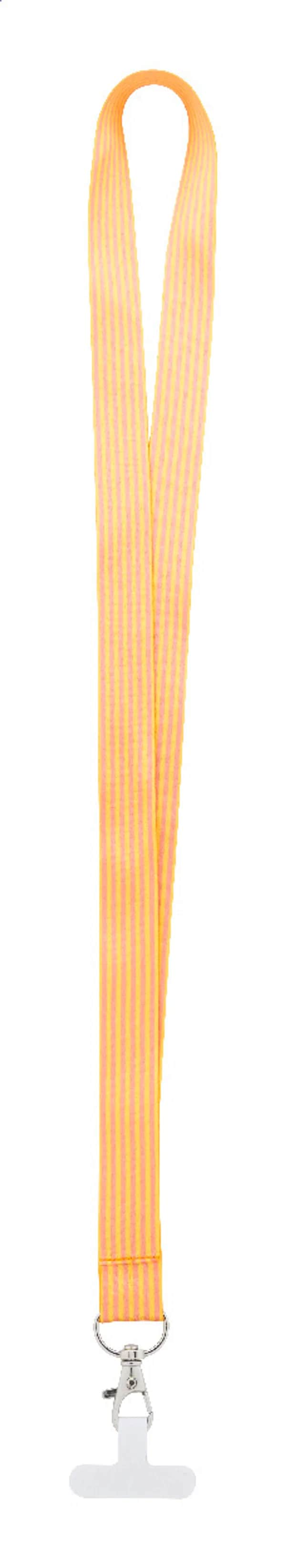 Individuelles Handyhalter-Lanyard RPET - Subyard Mobile Slim - weiß (-01)