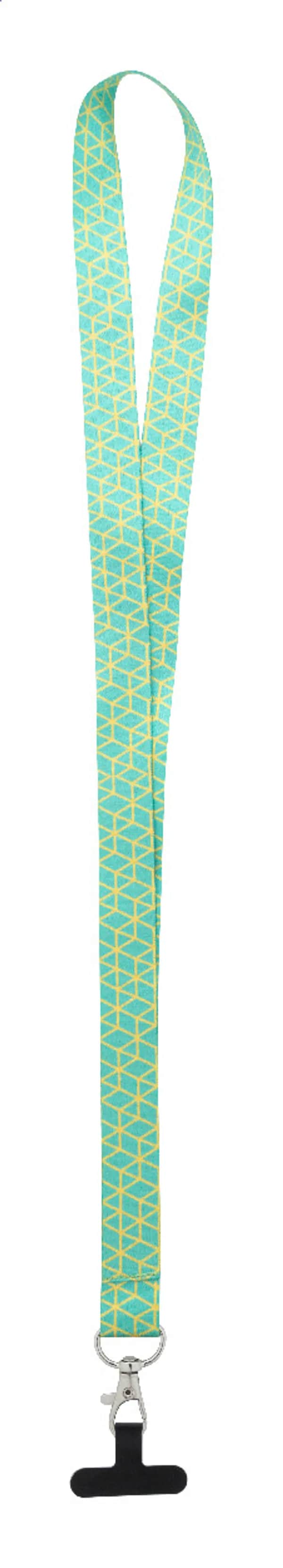 Individuelles Handyhalter-Lanyard RPET - Subyard Mobile Slim - schwarz (-10)