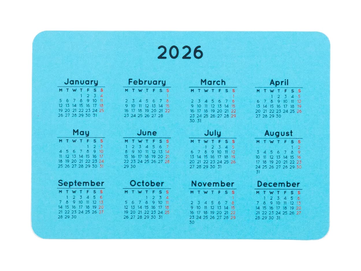 Individueller Taschenkalender - CreaDate Pocket - weiß