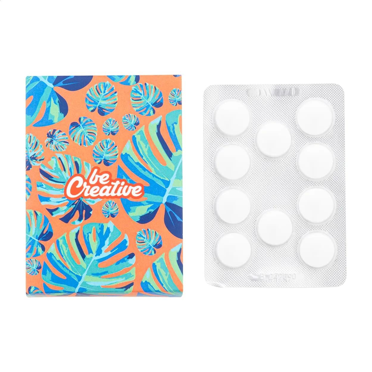 Minzbonbons in individueller Verpackung - CreaMint 10 - weiß