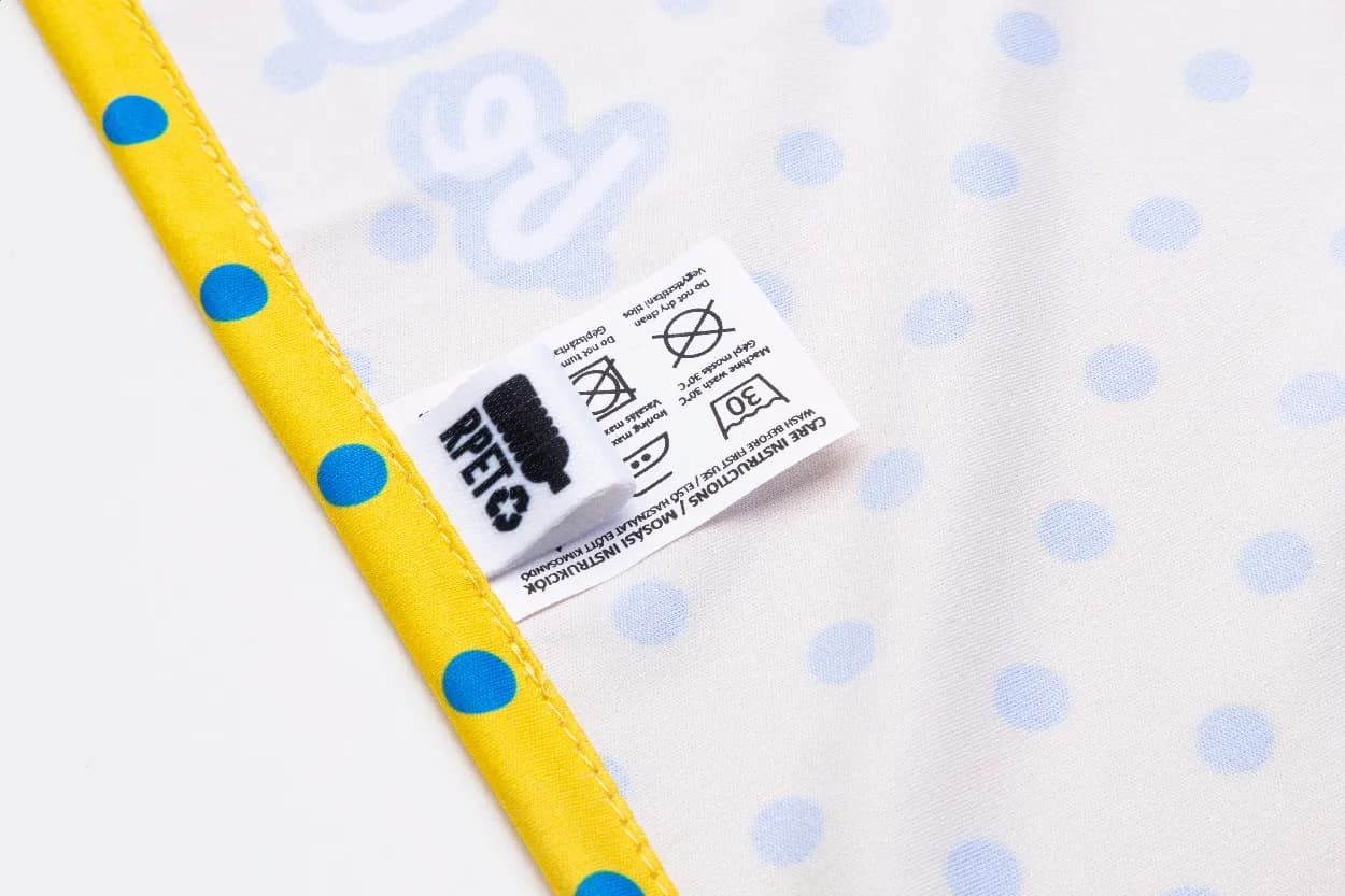 individueller Tischläufer RPET - PrinTable L - weiß