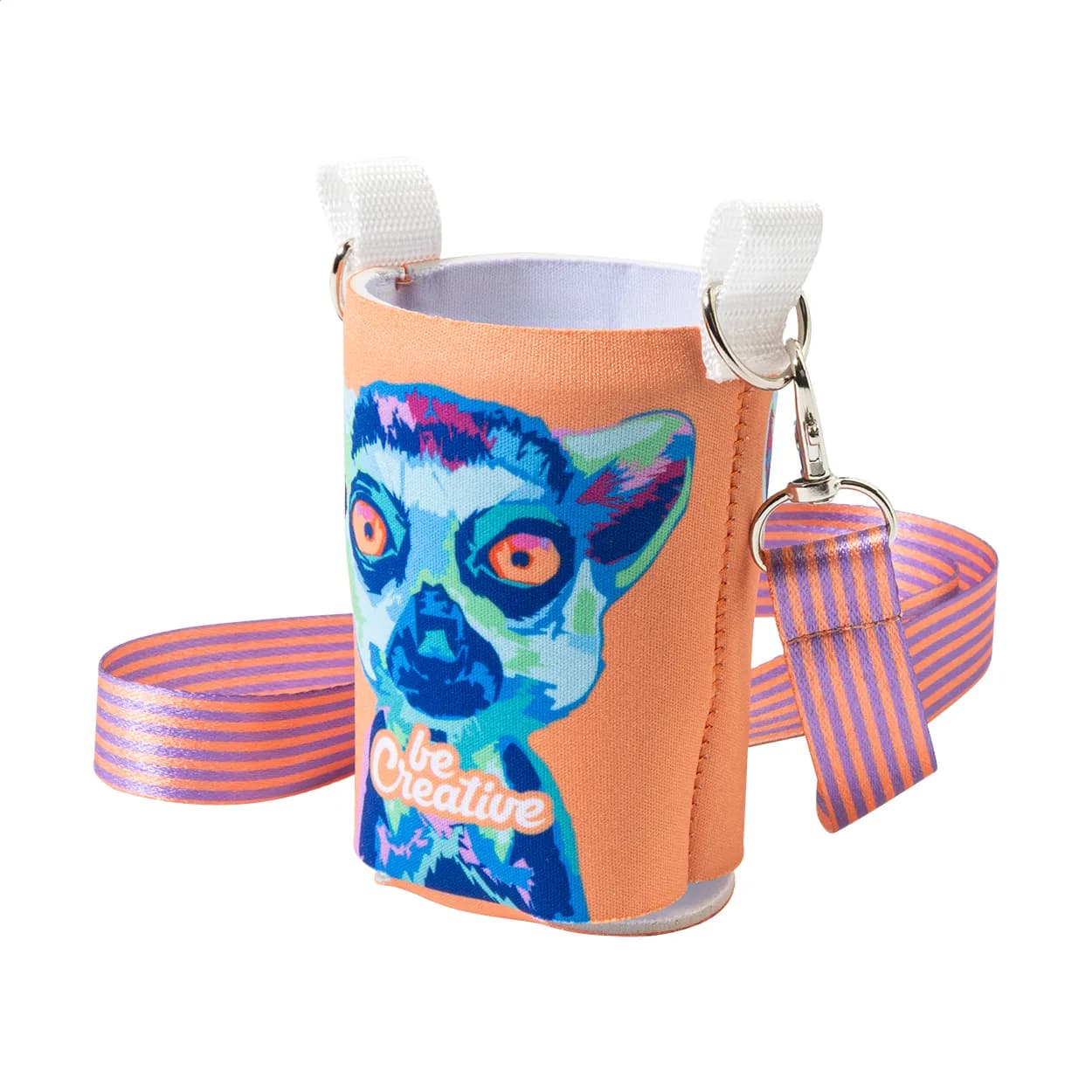 RPET-Dosenkühler, Standardtyp - PrintCan Carry - weiß (-A)