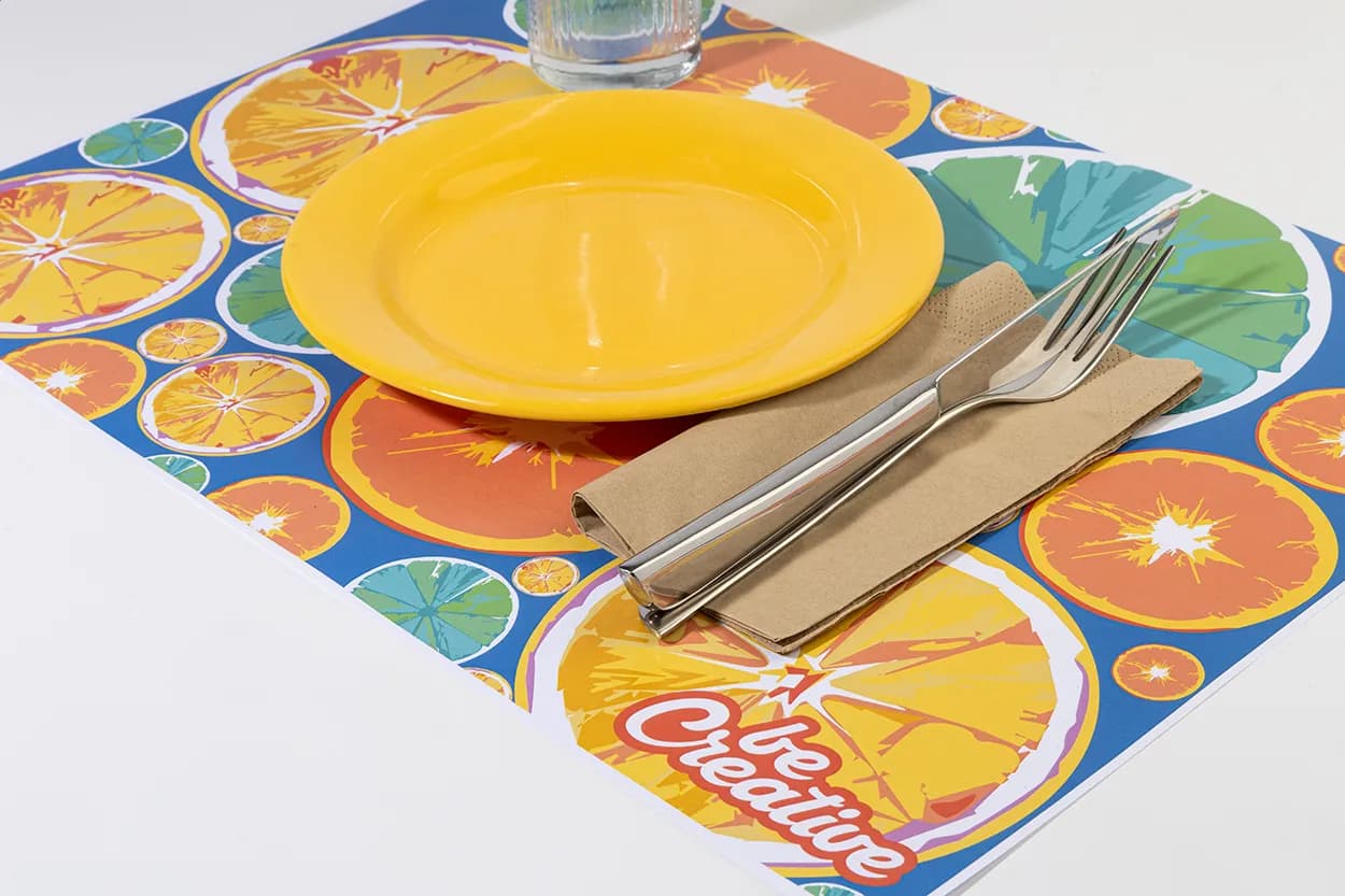 Individuelle Tischsets - DinePrint - weiß