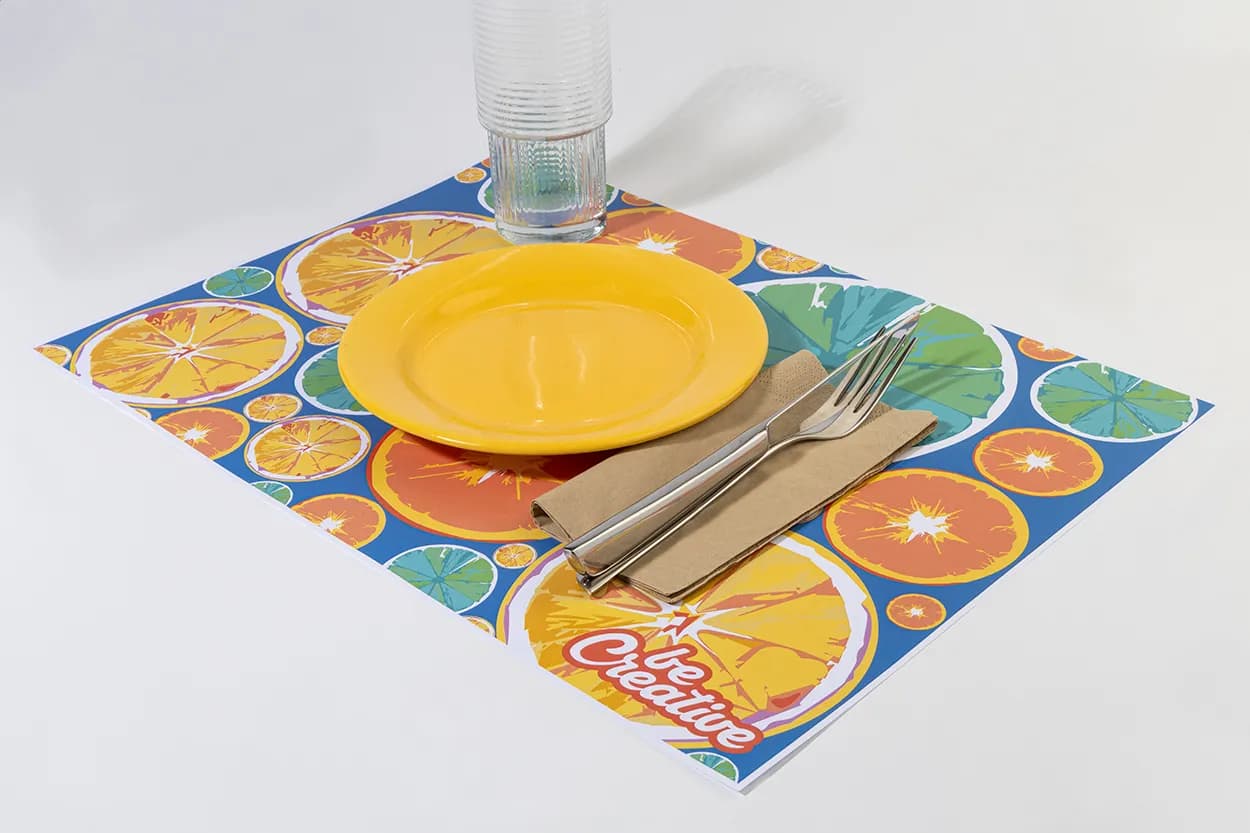 Individuelle Tischsets - DinePrint - weiß
