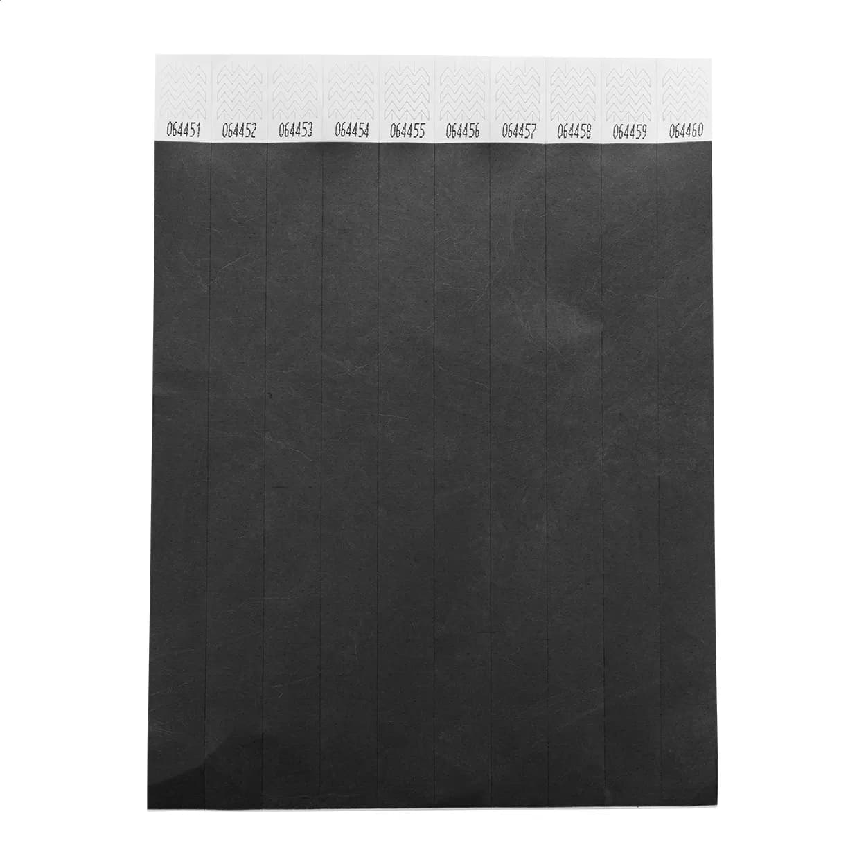 Einlassbänder (10 Stk.) - Wristvek - schwarz (-10)