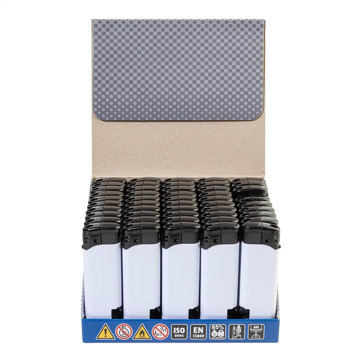 Feuerzeug mit Flaschenöffner - Openlight - weiß (-01)