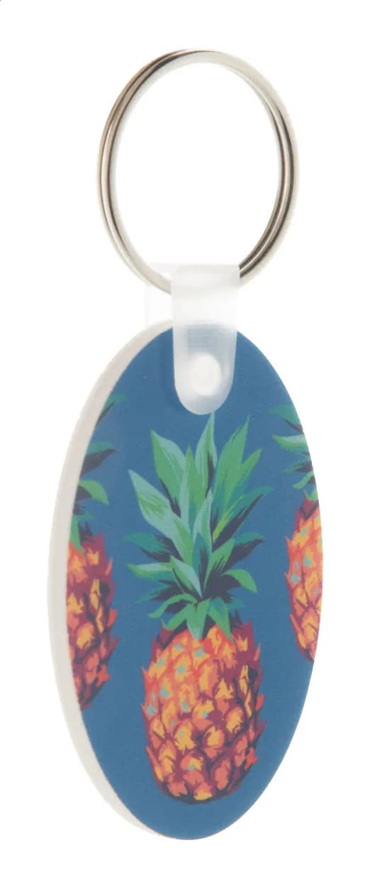 Schlüsselanhänger - Foamy B - weiß