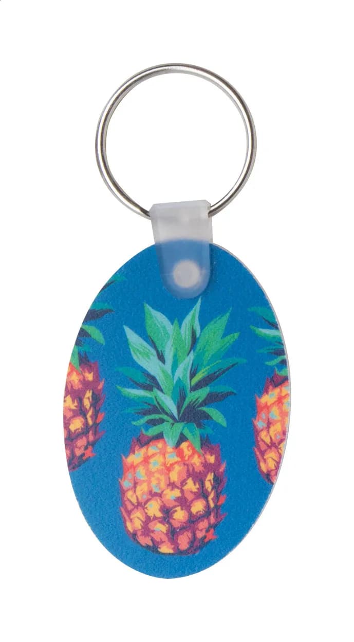 Schlüsselanhänger - Foamy B - weiß