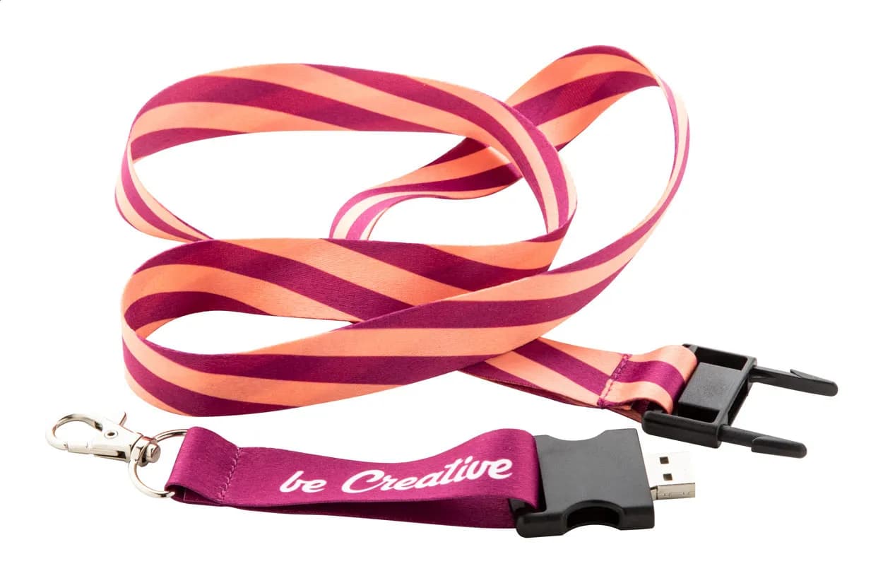Sublimations-Lanyard - Subyard USB - weiß