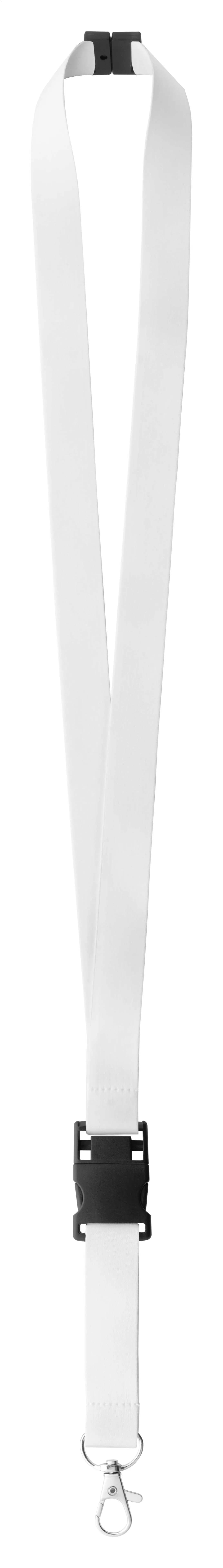 Lanyard Sublimationsdruck und Panikverschluss - Subyard USB Safe - weiß