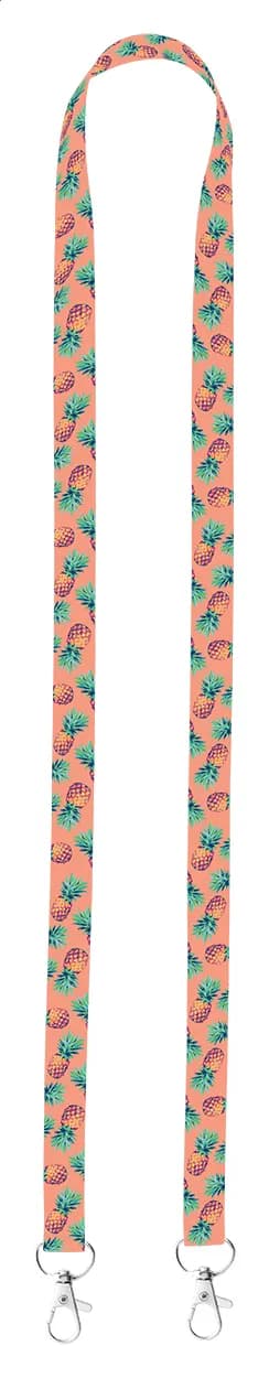 Sublimations-Lanyard - Subyard 15 Double - weiß