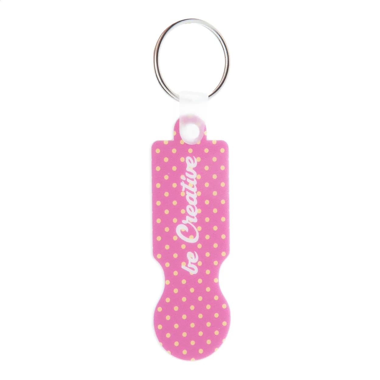 Einkaufswagen-Chip/Schlüsselanhänger - ColoCart - weiß