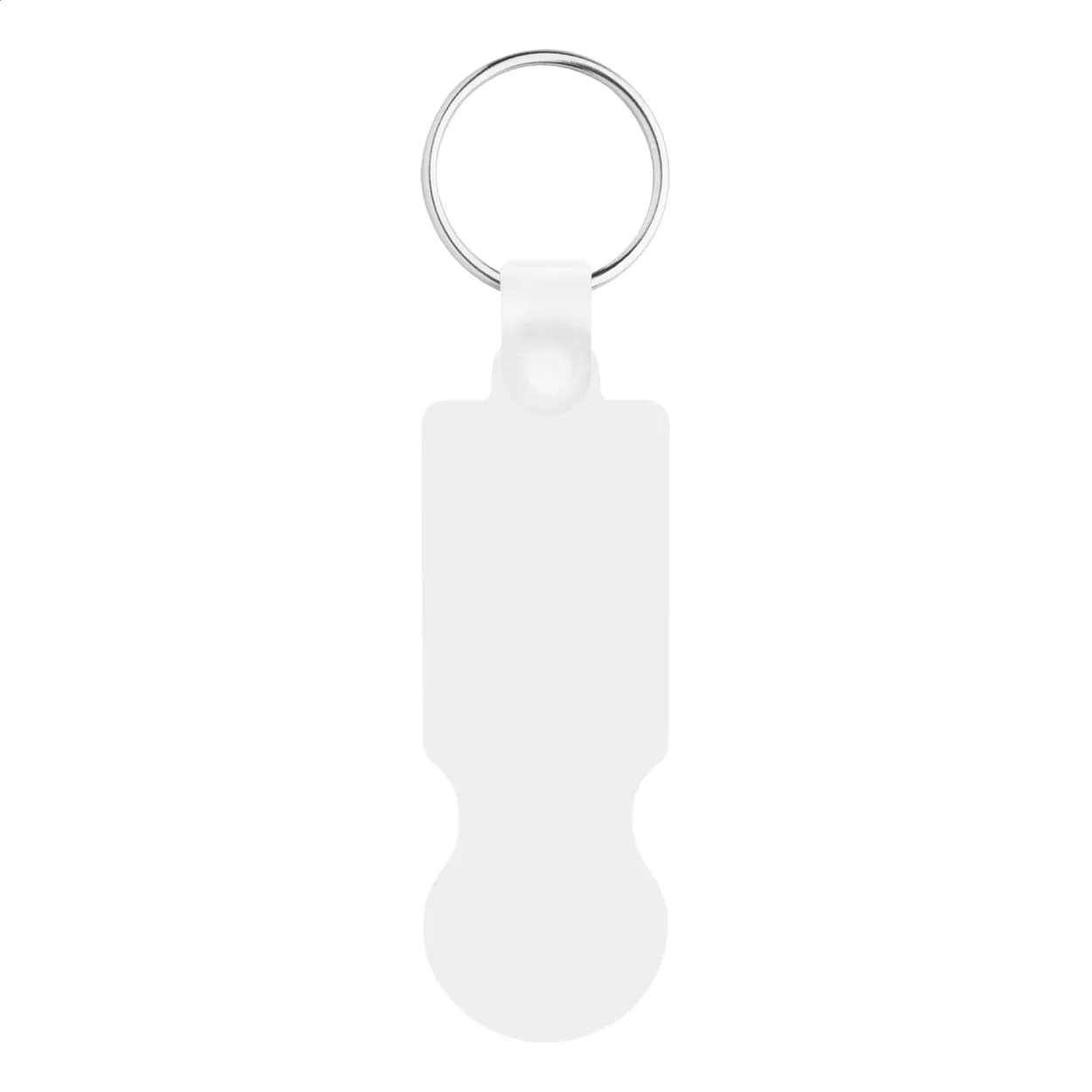 Einkaufswagen-Chip/Schlüsselanhänger - ColoCart - weiß