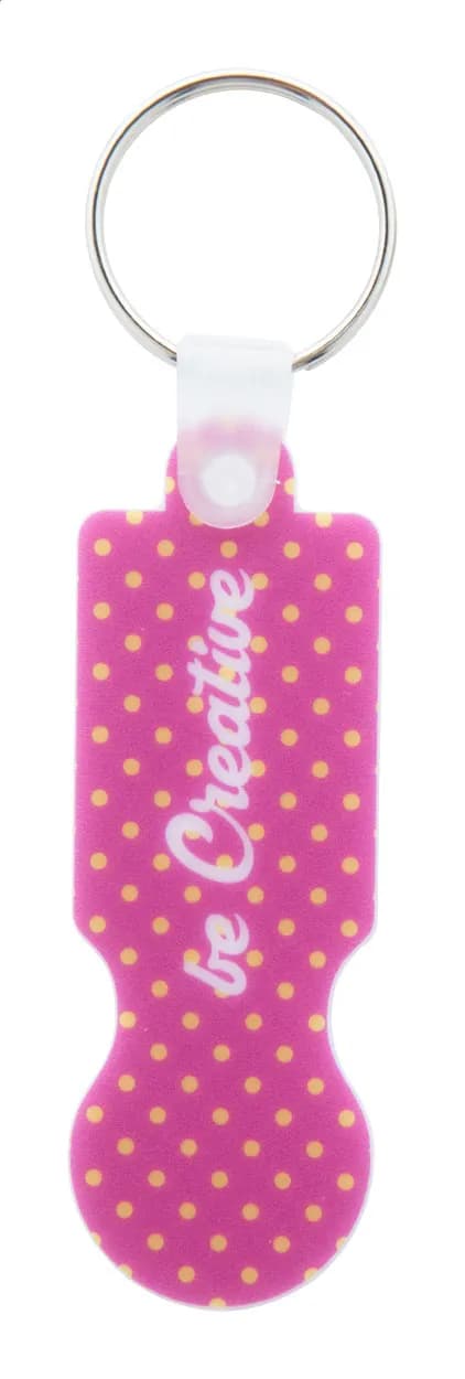 Einkaufswagen-Chip/Schlüsselanhänger - ColoCart - weiß