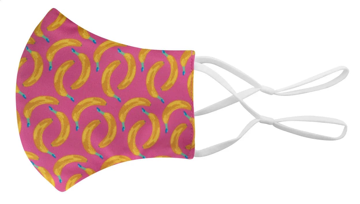 Waschbare Gesichtsmaske - CreaMask Adjust Kids - weiß (-01)