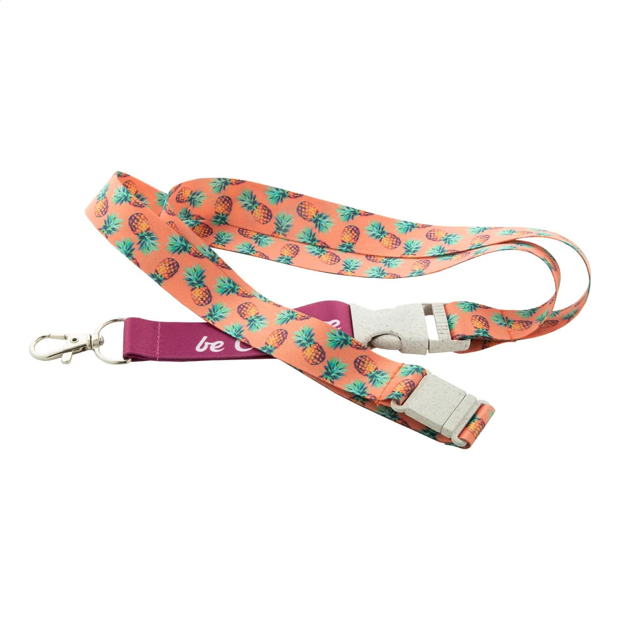 Sublimations-Lanyard - Subyard C Safe Eco - weiß