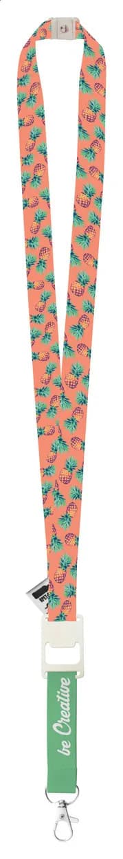 Sublimations-Lanyard - Subyard Drink Safe Eco - weiß